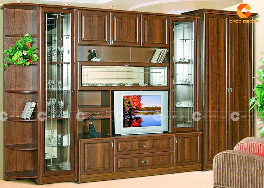 Tủ Quần Áo Kết Hợp Kệ TiVi Đẹp Hiện Đại Sang Trọng 1