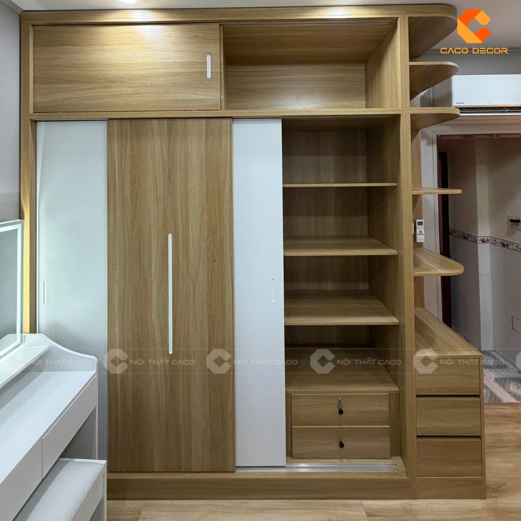 Ảnh thực tế tủ quần áo bàn giao