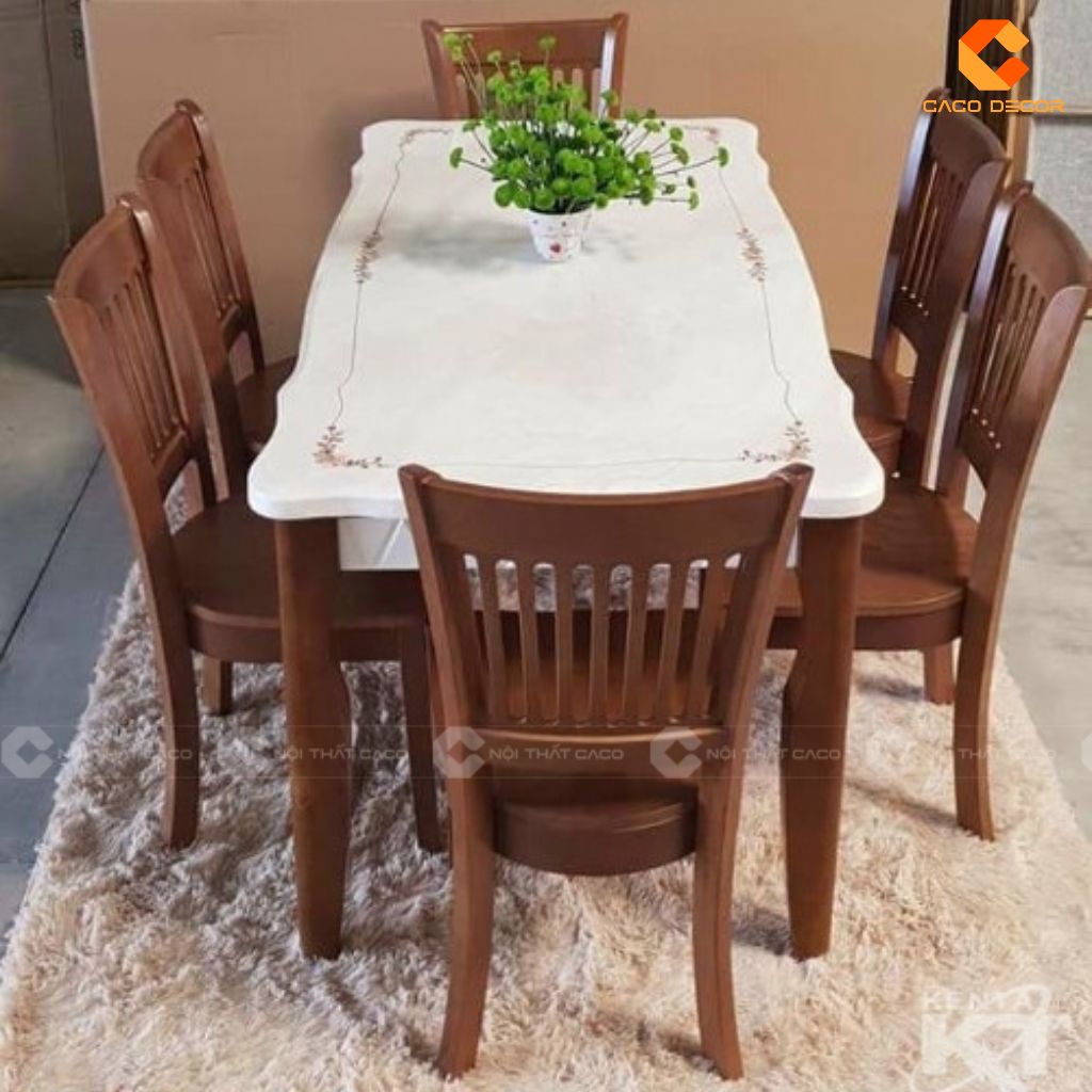 Bàn ăn gỗ tự nhiên BA050 cao cấp