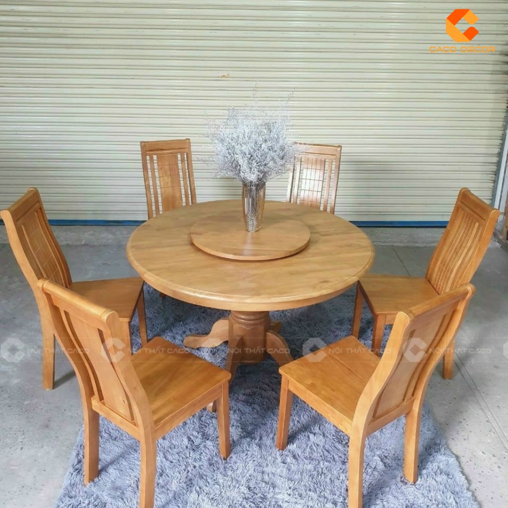 Bàn ăn gỗ tự nhiên BA051 cao cấp