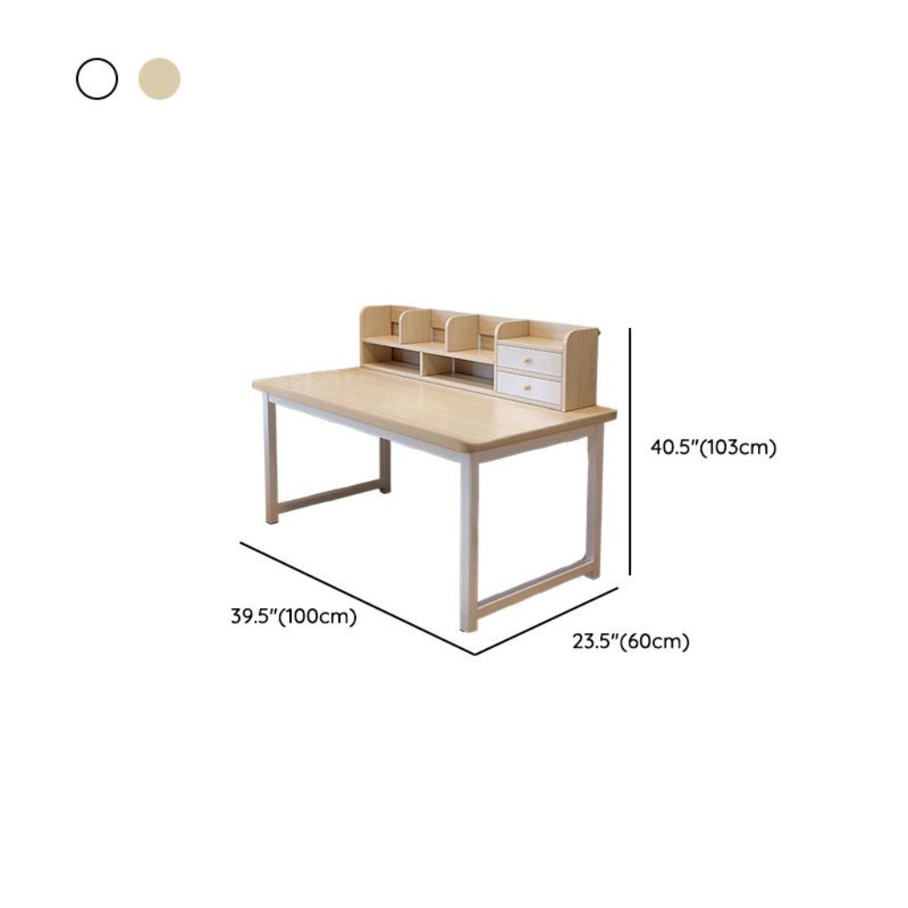 Bàn làm việc gỗ công nghiệp BVL026 thiết kế hiện đại đơn giản