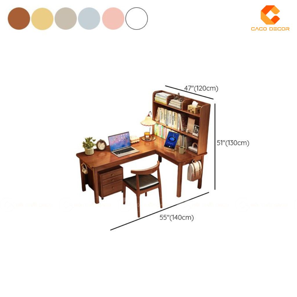 Bàn làm việc BLV029 đa dạng màu sắc