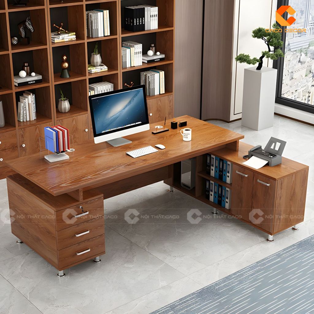 Bàn Làm Việc Giám Đốc BGD011 Thiết Kế Bề Thế, Công Năng Vượt Trội Cho Lãnh Đạo 4