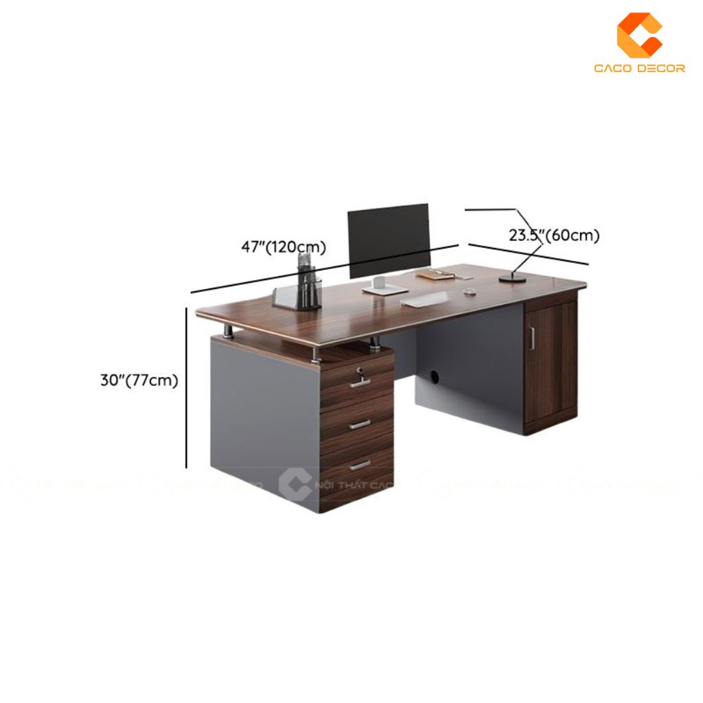 Bàn Làm Việc Giám Đốc BGD05 Thiết Kế Bề Thế, Khẳng Định Dấu Ấn Lãnh Đạo 5