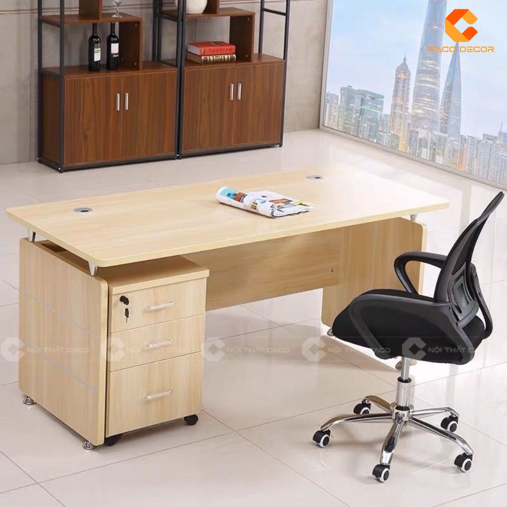 Bàn Làm Việc Giám Đốc BGD06 Nét Đẹp Thanh Lịch, Khơi Nguồn Cảm Hứng Lãnh Đạo Trẻ 1