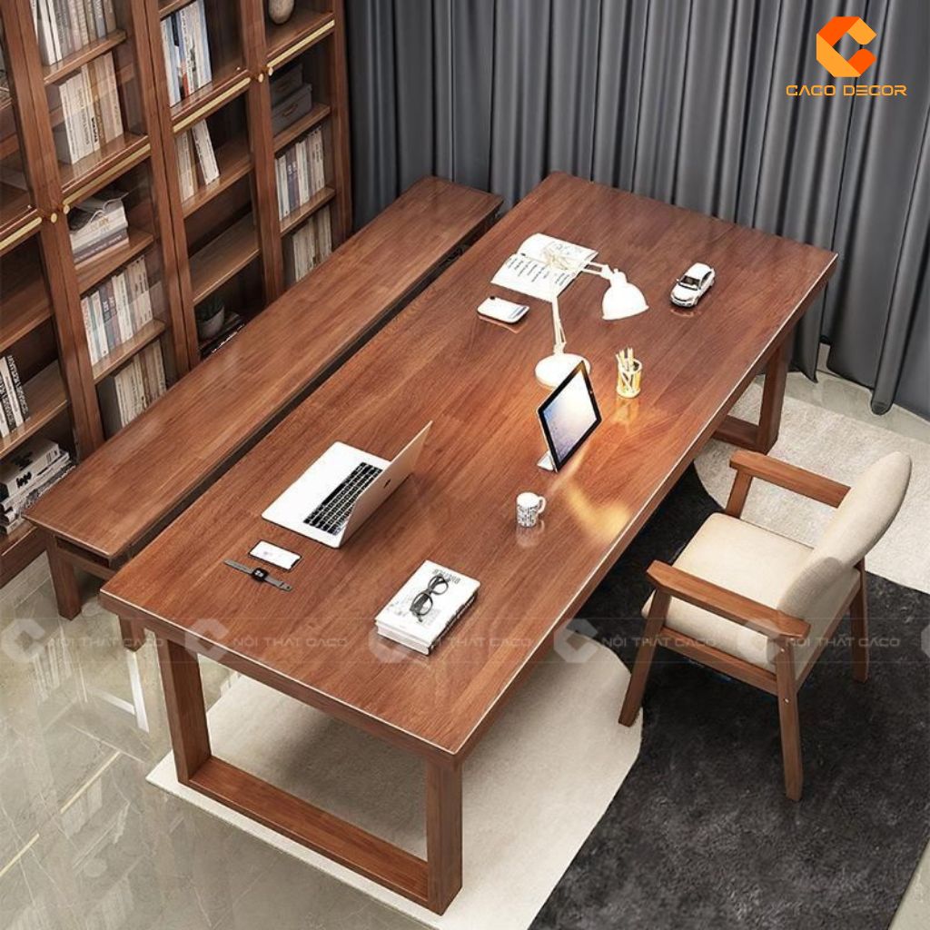 Bàn Làm Việc Giám Đốc Gỗ Tự Nhiên BGD07 Uy Nghi, Bề Thế & Đẳng Cấp Thượng Lưu 1