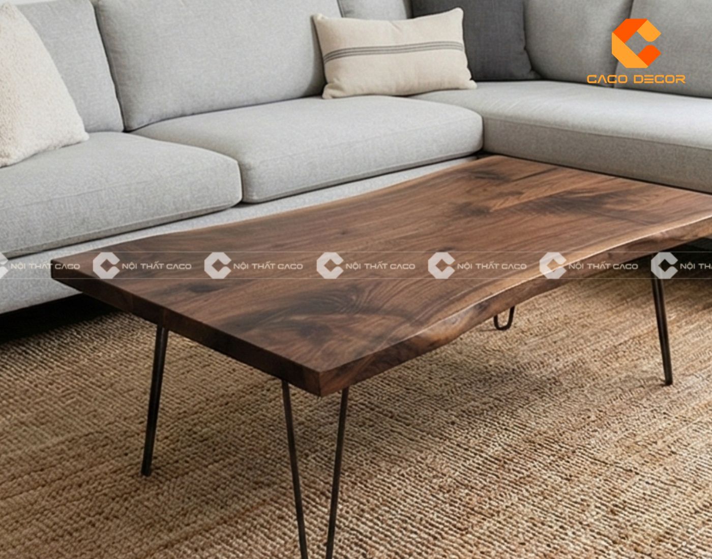 Bàn trà gỗ tự nhiên đơn giản đẹp