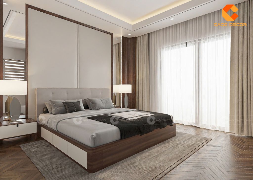 Lắp Giường Gỗ Công Nghiệp Trọn Gói & Báo Giá Thi Công 2025 CaCo 1