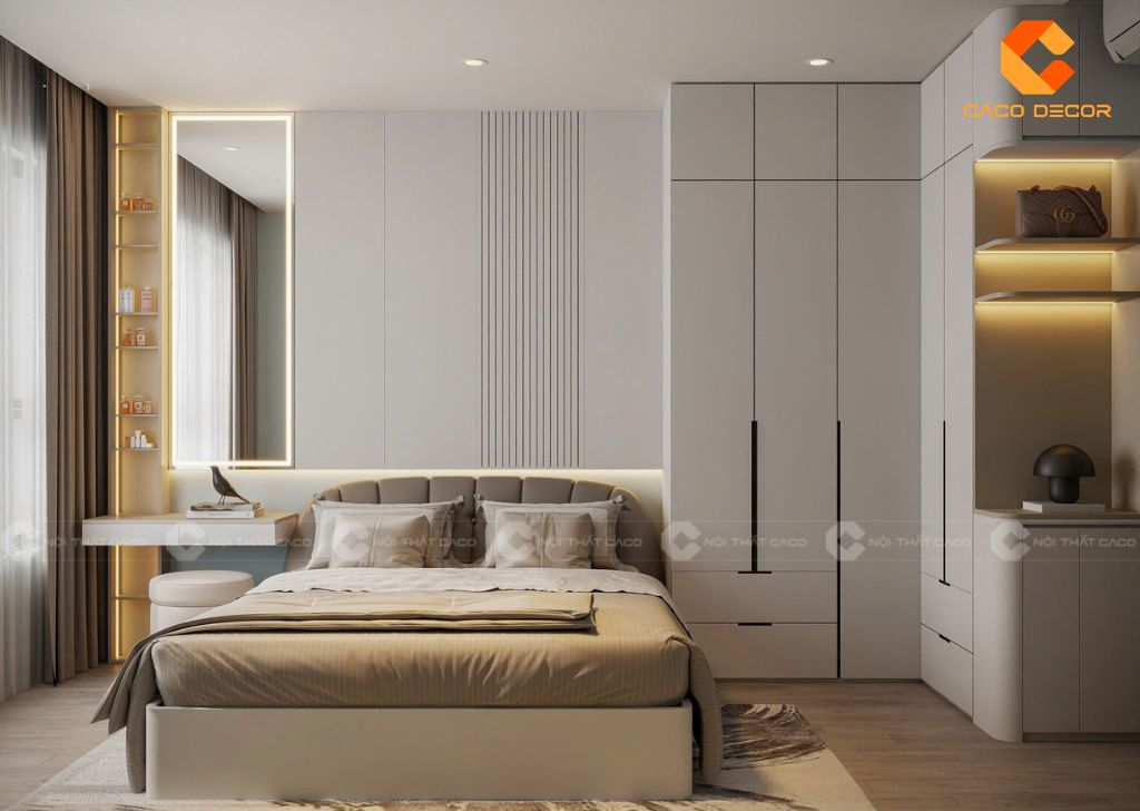 Lắp Giường Gỗ Công Nghiệp Trọn Gói & Báo Giá Thi Công 2025 CaCo 2