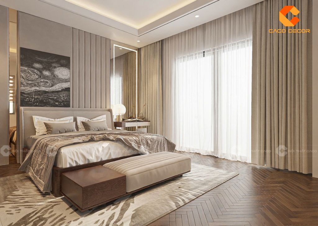 Lắp Giường Gỗ Công Nghiệp Trọn Gói & Báo Giá Thi Công 2025 CaCo 19