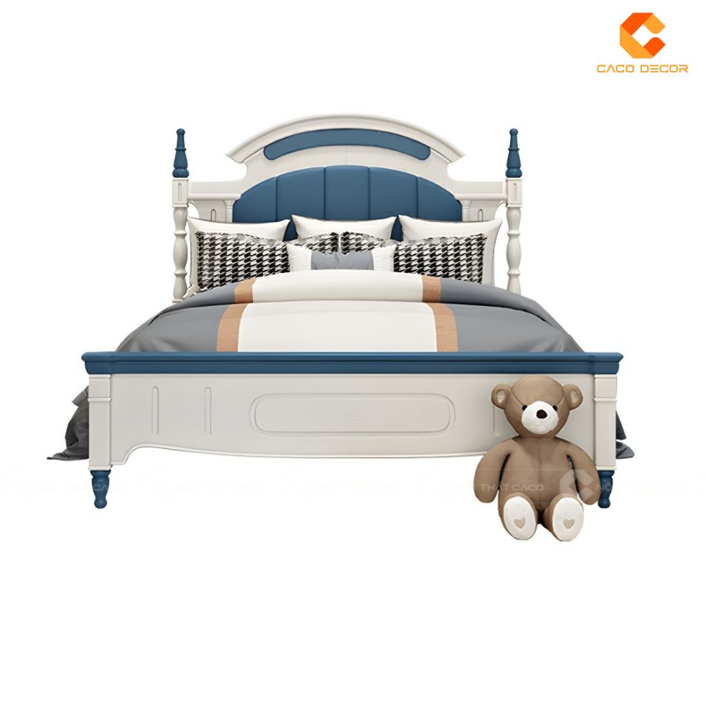 Giường ngủ trẻ em GNTE043 thiết kế chắc chắn