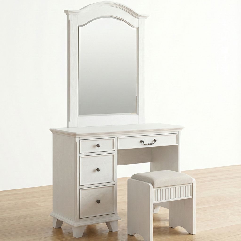 Hình ảnh bàn trang điểm 3D bàn giao cho khách hàng