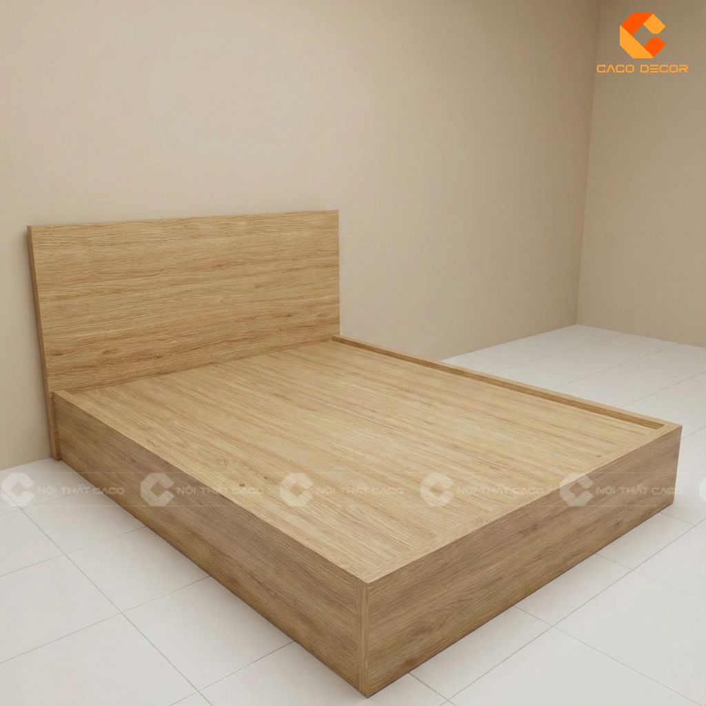 Hình ảnh 3D giường ngủ bàn giao cho khách hàng