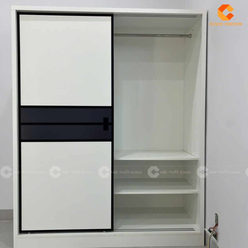 Hình ảnh thực tế tủ áo thi công cho anh Thông