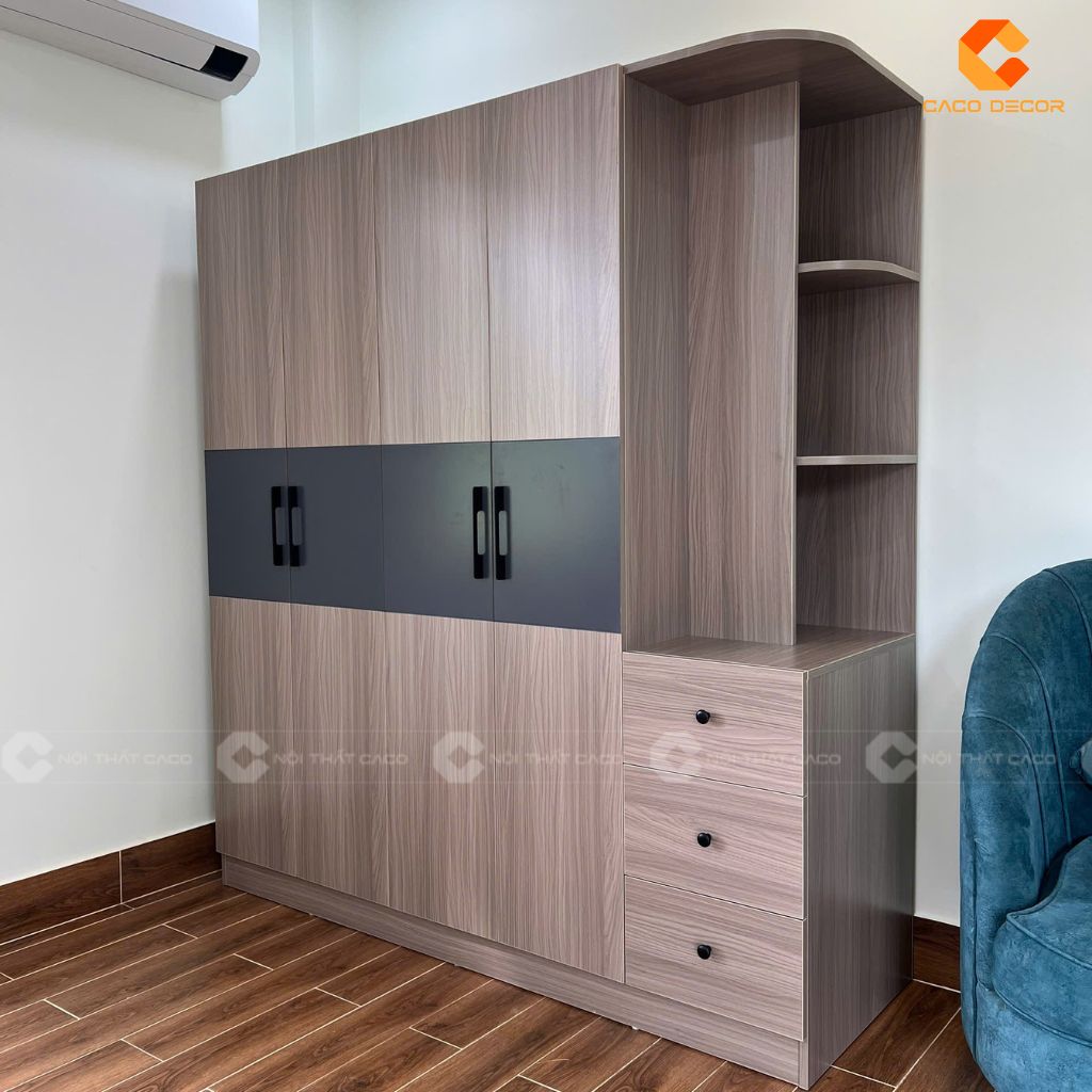 Hình ảnh thực tế tủ quần áo bàn giao