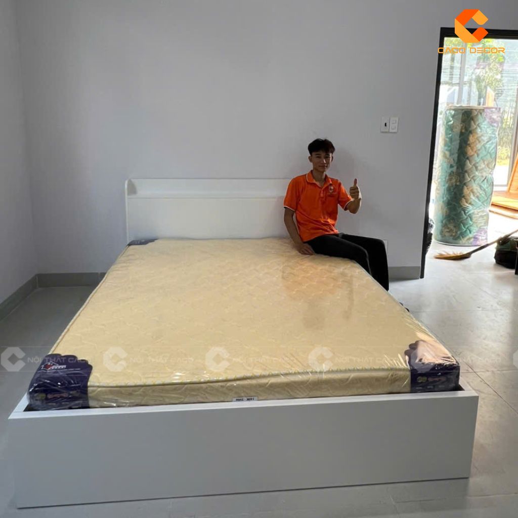 Hình ảnh nhân viên CaCo hoàn thiện công trình