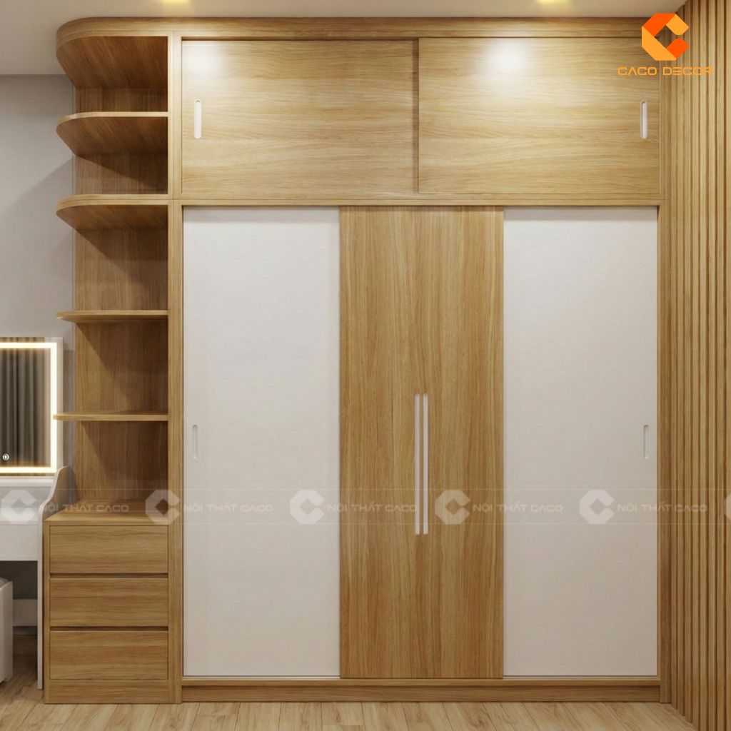 Tủ quần áo cửa lùa hình ảnh 3D