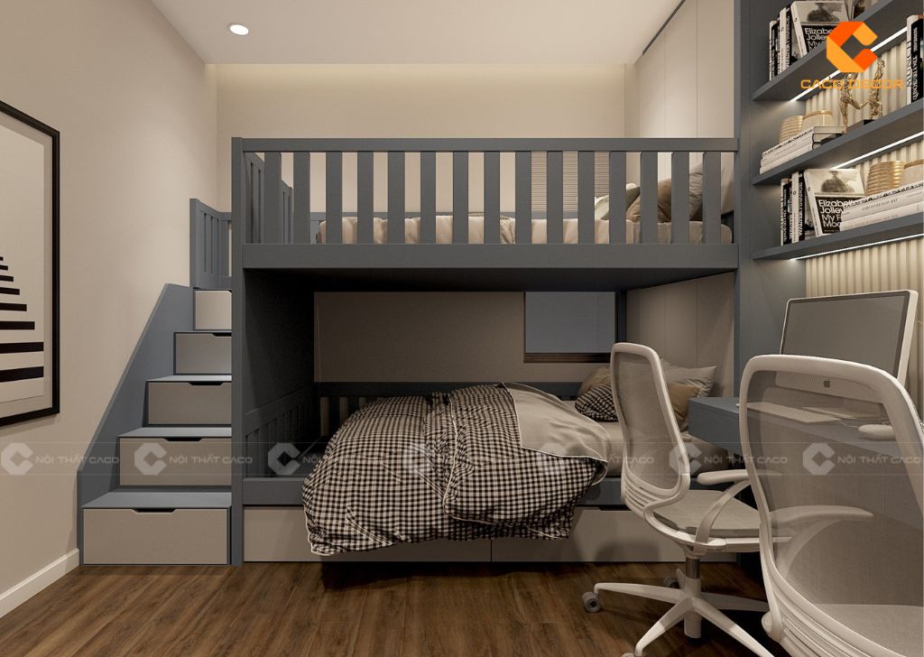 Hình ảnh phòng ngủ trẻ em giường tầng