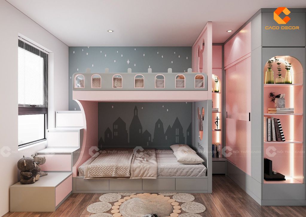 thi công nội thất phòng trẻ em 3