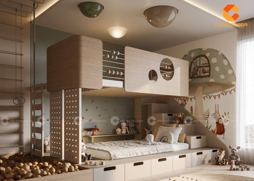 Thiết kế nội thất phòng ngủ trẻ em 5