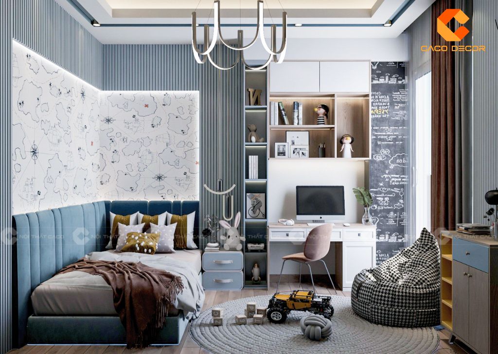 Thiết kế nội thất phòng ngủ trẻ em 7