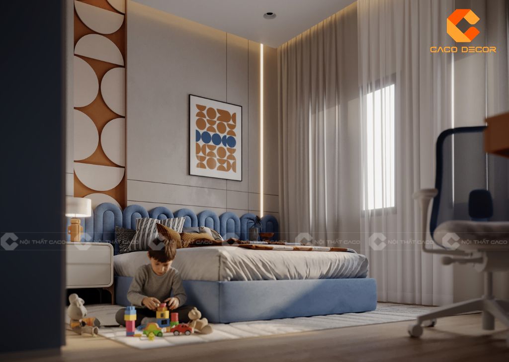 Thiết kế nội thất phòng ngủ trẻ em 6