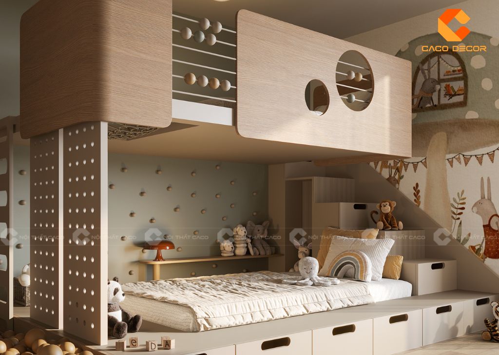 Thiết kế nội thất phòng ngủ trẻ em 12
