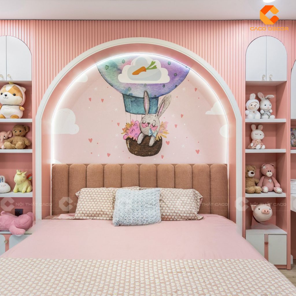 Phòng Ngủ Trẻ Em PNTE091 Bay Vào Giấc Mơ Cổ Tích Cùng Khinh Khí Cầu 1