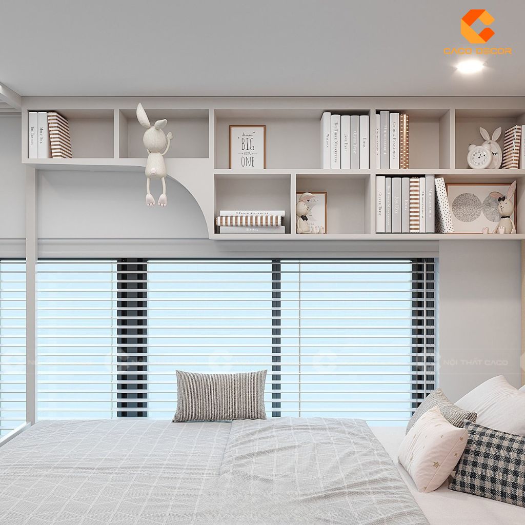 Phòng Ngủ Trẻ Em PNTE087 Thiết Kế Cánh Vòm & Giường Tầng Phong Cách Hàn Quốc 4