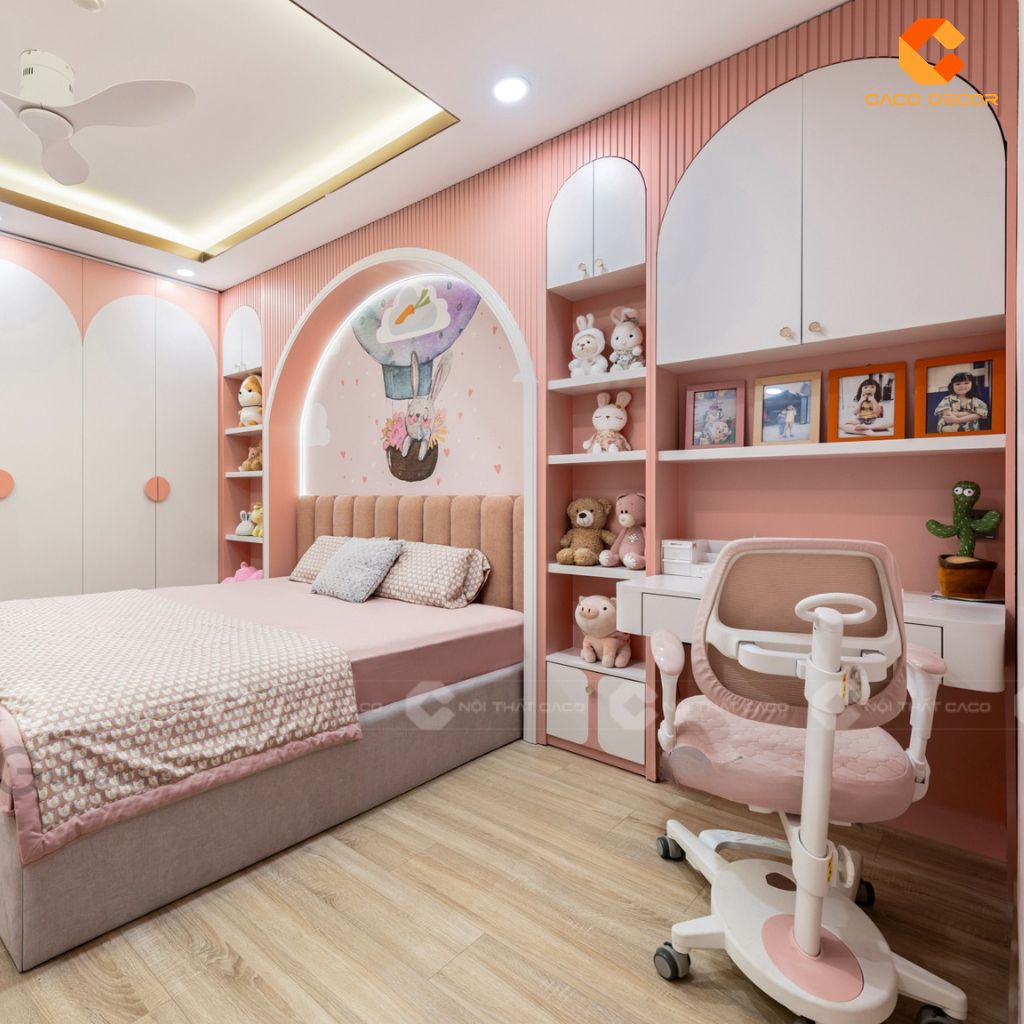 Phòng Ngủ Trẻ Em PNTE091 Bay Vào Giấc Mơ Cổ Tích Cùng Khinh Khí Cầu 4