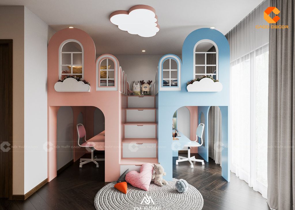 Mẫu thi công nội thất phòng trẻ em 2