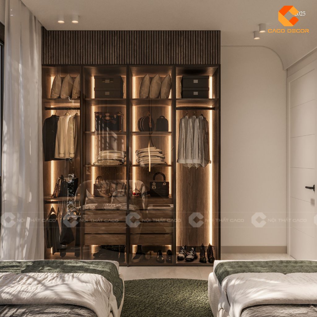 Bộ Sưu Tập Tủ Quần Áo Cánh Kính Xu Hướng Nội Thất 2026 1