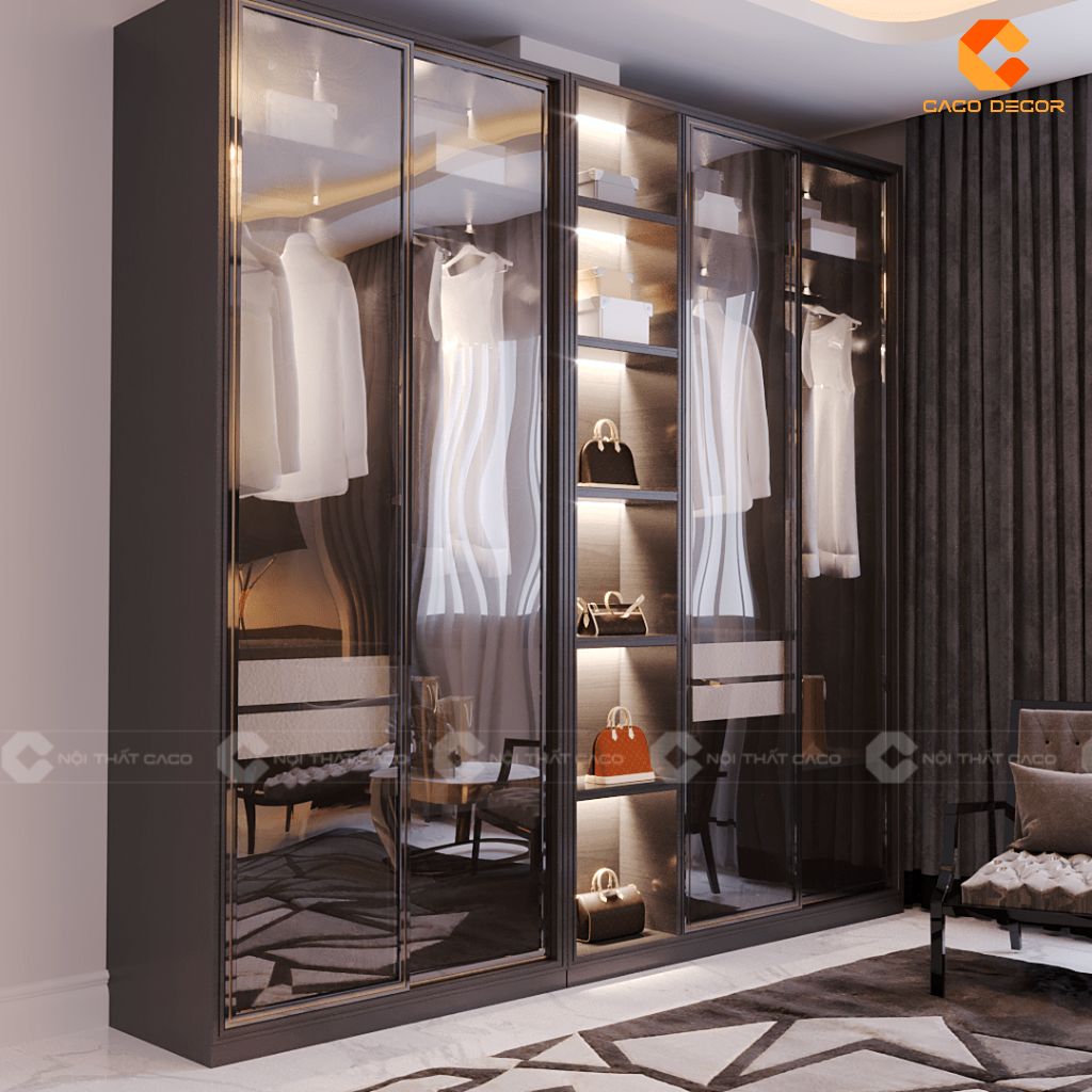 Bộ Sưu Tập Tủ Quần Áo Cánh Kính Xu Hướng Nội Thất 2026 17
