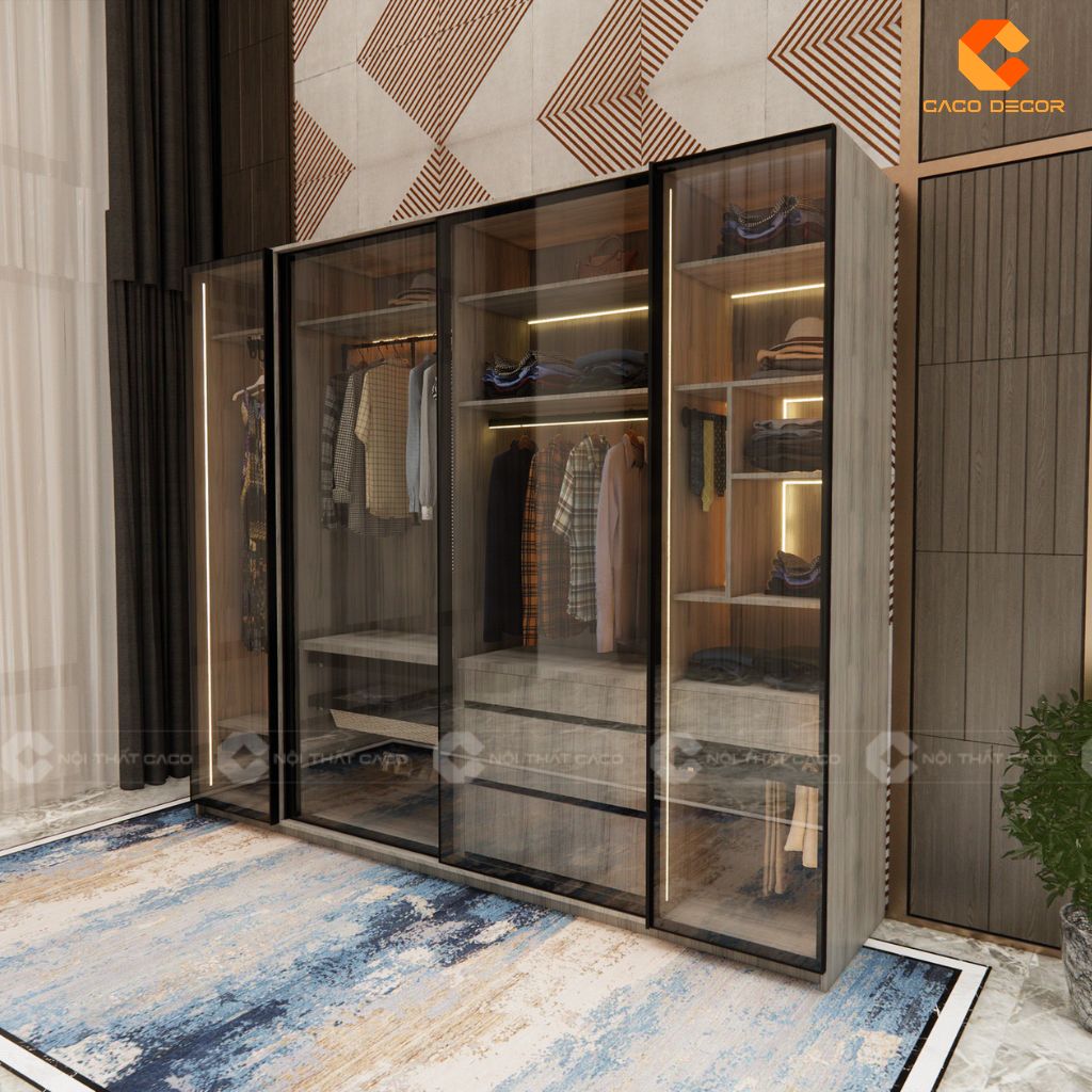 Bộ Sưu Tập Tủ Quần Áo Cánh Kính Xu Hướng Nội Thất 2026 19
