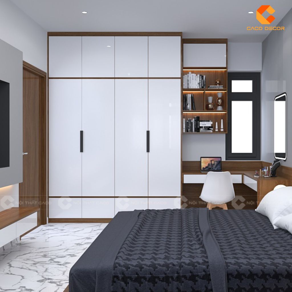 Những Mẫu Tủ Áo Gỗ Công Nghiệp 4 Cánh Đẹp Giá Tốt 11