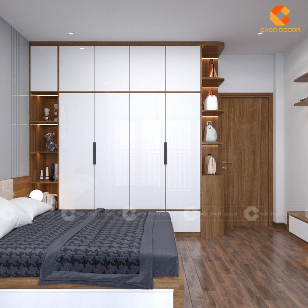 Những Mẫu Tủ Áo Gỗ Công Nghiệp 4 Cánh Đẹp Giá Tốt 19