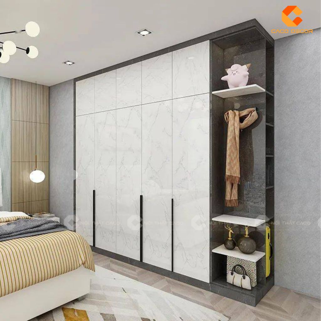 Những Mẫu Tủ Gỗ Công Nghiệp 5 Cánh Hiện Đại Đẹp 6