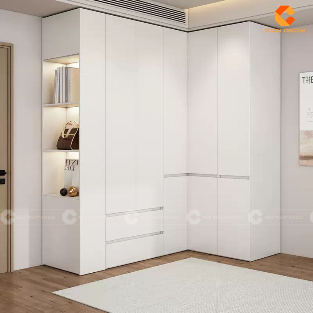 Những Mẫu Tủ Gỗ Công Nghiệp 5 Cánh Hiện Đại Đẹp 12