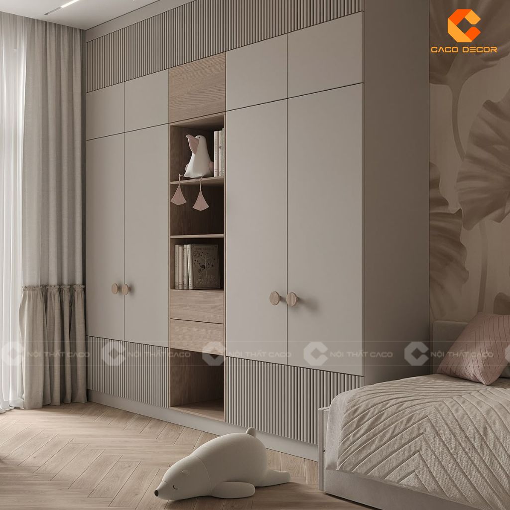  Tủ Quần Áo Gỗ Rẻ Bền Đẹp - Mẫu Mới Tại Nội Thất CaCo 3