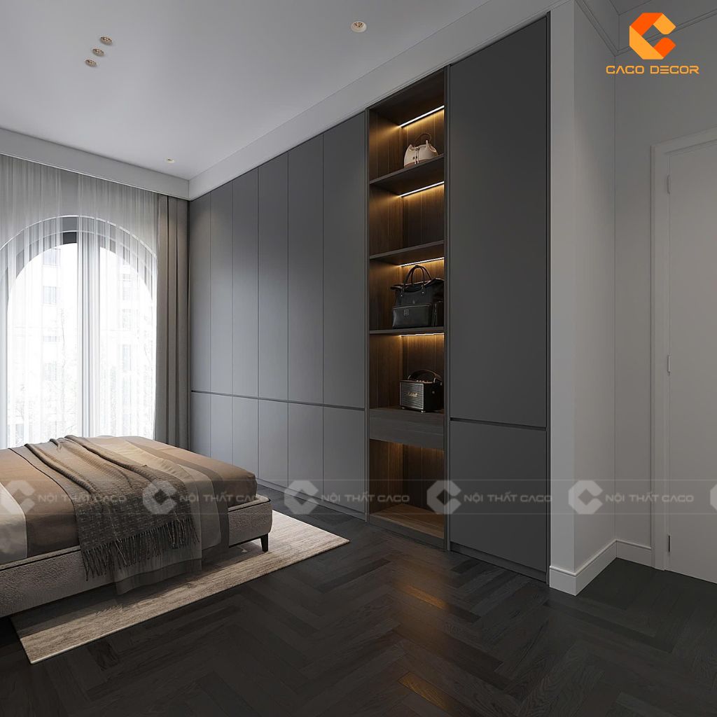 Tủ Quần Áo Gỗ Công Nghiệp An Cường Đẹp, Giá Xưởng 2025 Nội Thất CaCo 8