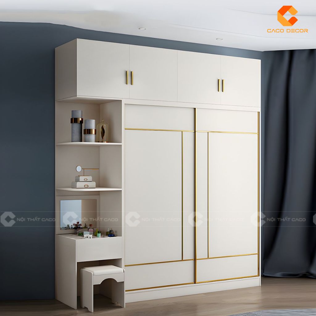 Tủ Quần Áo Gỗ Công Nghiệp An Cường Đẹp, Giá Xưởng 2025 Nội Thất CaCo 9