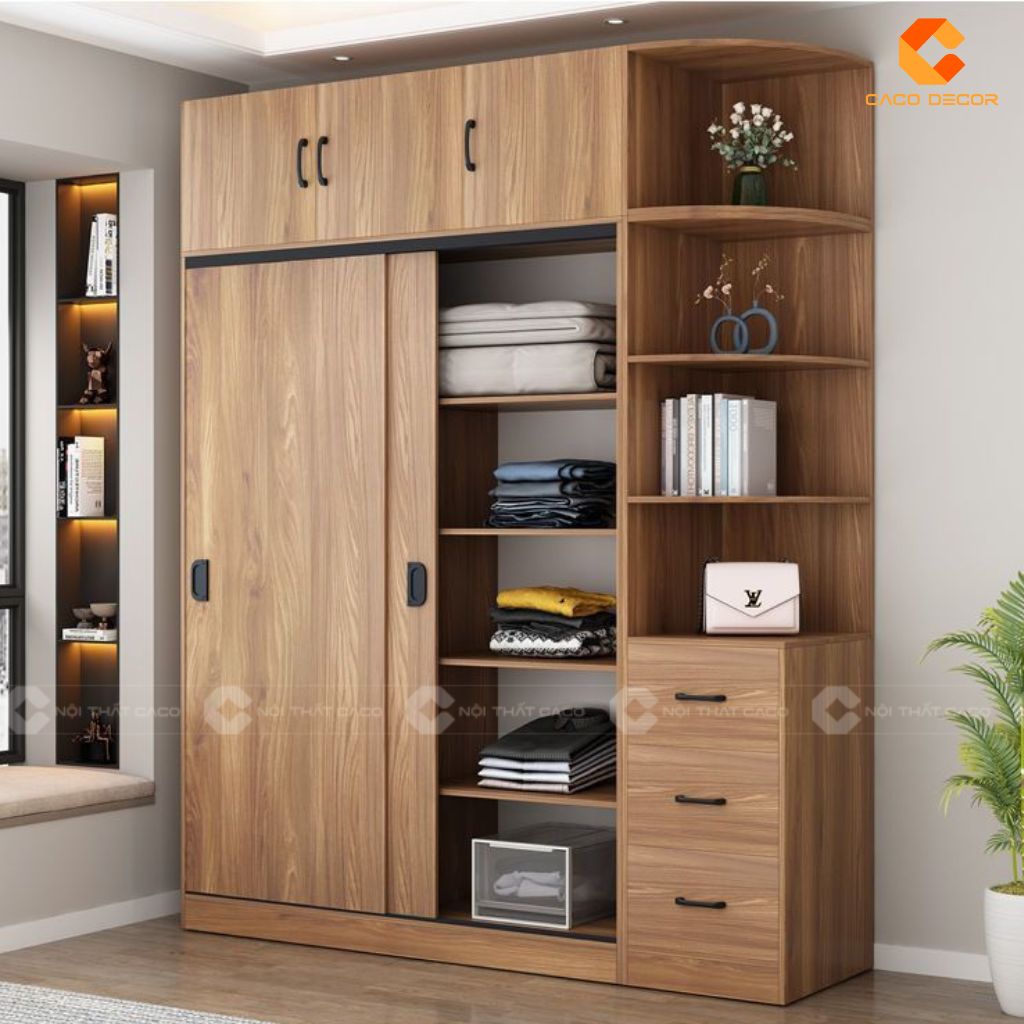 Top Mẫu Tủ Quần Áo Gỗ Công Nghiệp 1m2 Chất Lượng, á Rẻ 11