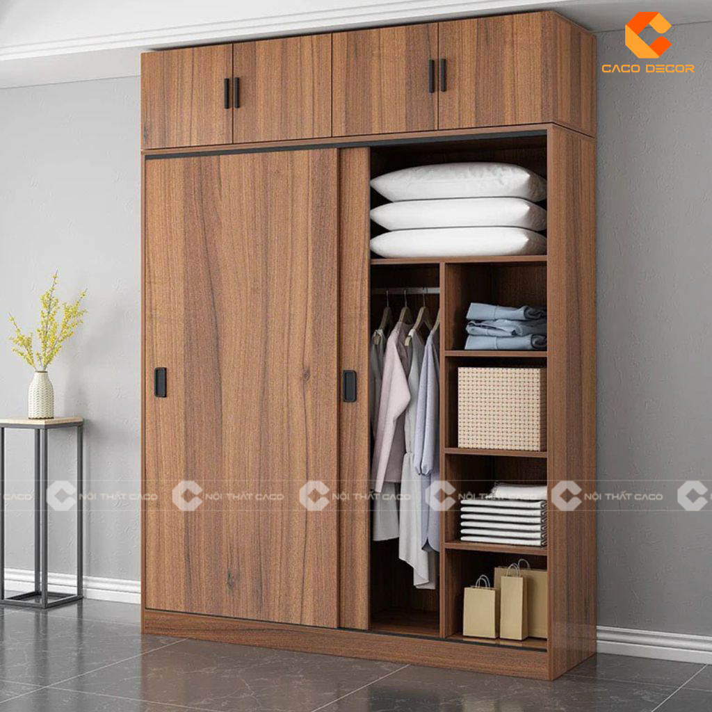 Tủ Gỗ Công Nghiệp 2 Cánh Giá Xưởng, Gia Công Theo Yêu Cầu 8