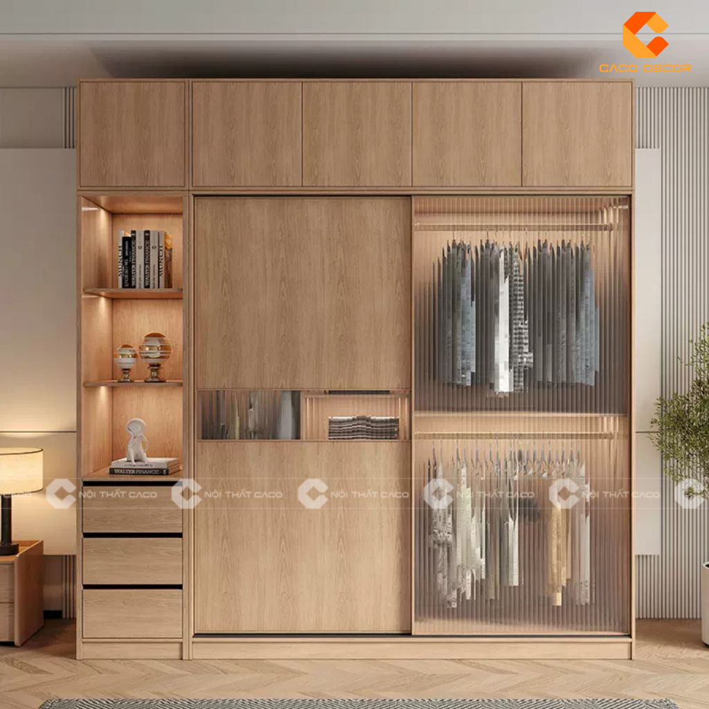 Tủ Gỗ Công Nghiệp 2 Cánh Giá Xưởng, Gia Công Theo Yêu Cầu 15