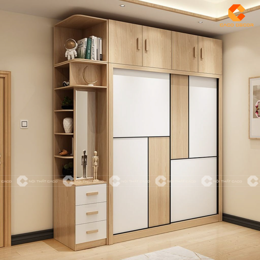 Tủ Gỗ Công Nghiệp 2 Cánh Giá Xưởng, Gia Công Theo Yêu Cầu 4