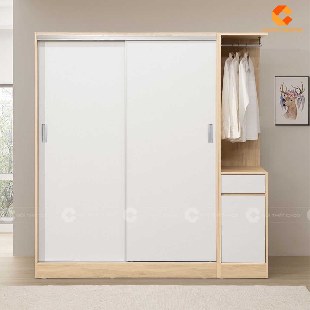 Top Mẫu Tủ Quần Áo Gỗ Công Nghiệp 1m2 Chất Lượng, á Rẻ 13