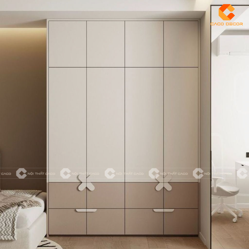 Tủ Quần Áo Gỗ Công Nghiệp Hiện Đại: Bán Giá Xưởng Tại CaCo 20