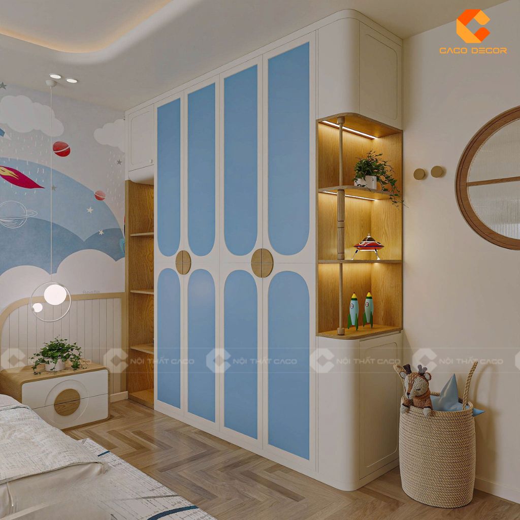 Mua Tủ Quần Áo Gỗ Công Nghiệp Cho Trẻ Em Đẹp, Giá Rẻ TPHCM 3