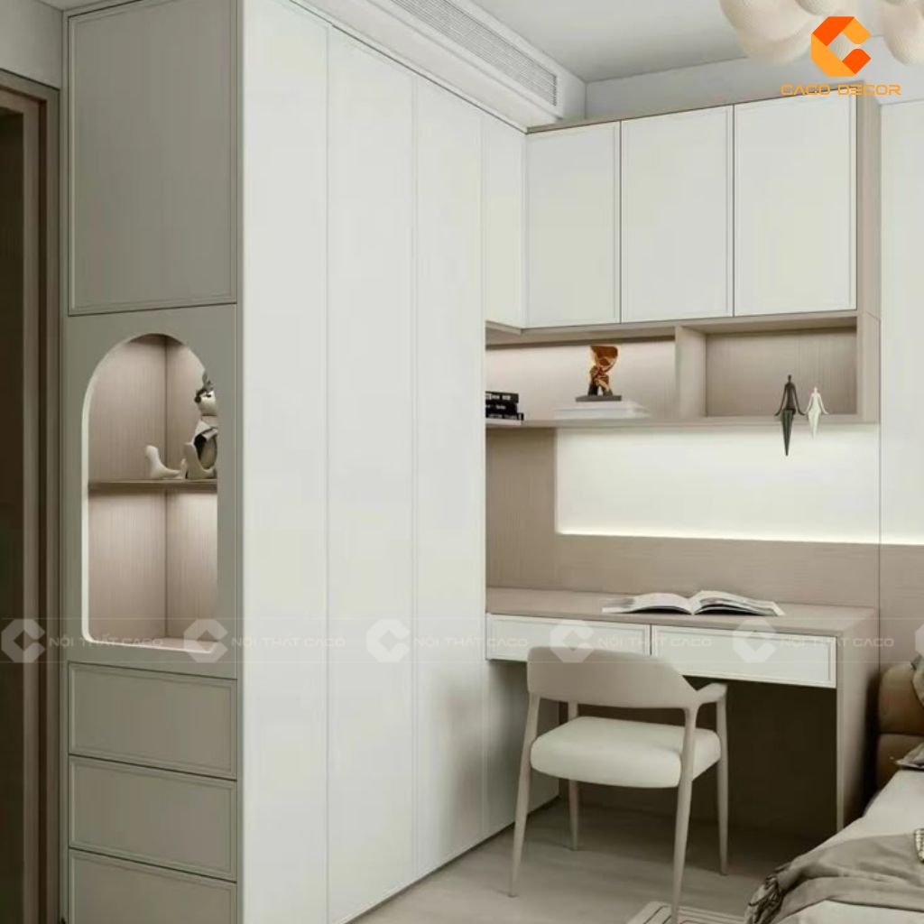  Tủ Quần Áo Gỗ Rẻ Bền Đẹp - Mẫu Mới Tại Nội Thất CaCo 9