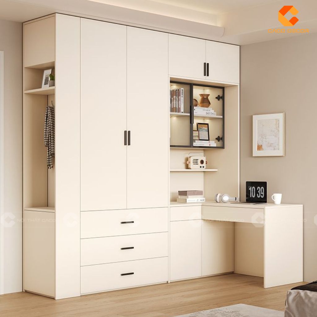  Tủ Quần Áo Gỗ Rẻ Bền Đẹp - Mẫu Mới Tại Nội Thất CaCo 11